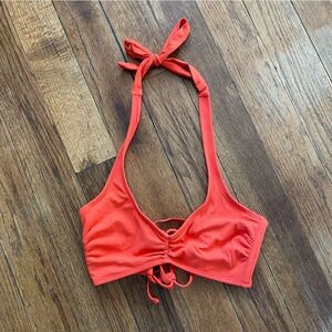 Xhilaration Vibrant Orange Bikini Top